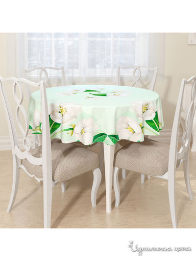 Скатерть, D 145 см, Сирень, цвет мультиколор