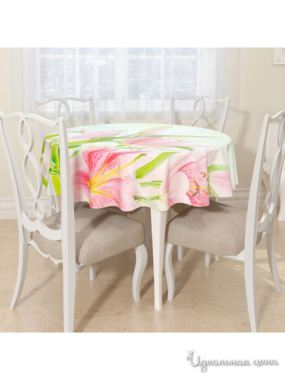 Скатерть, D 145 см, Сирень, цвет мультиколор
