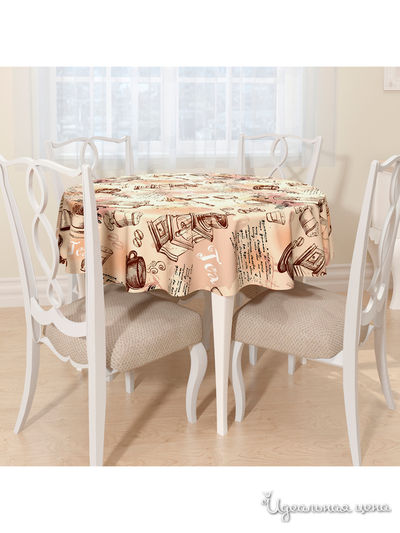 Скатерть, D 145 см, Сирень, цвет мультиколор
