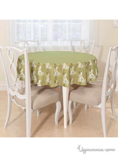 Скатерть, D 145 см, Сирень, цвет мультиколор