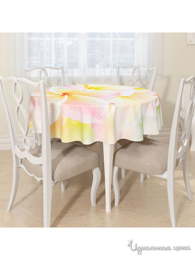 Скатерть, D 145 см, Сирень, цвет мультиколор