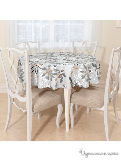 Скатерть, D 145 см, Сирень, цвет мультиколор