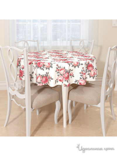 Скатерть, D 145 см, Сирень, цвет мультиколор