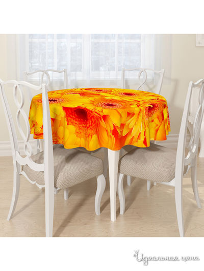 Скатерть, D 145 см, Сирень, цвет мультиколор