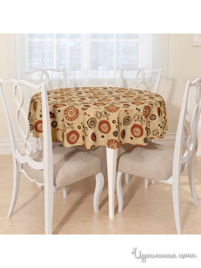 Скатерть, D 145 см, Сирень, цвет мультиколор