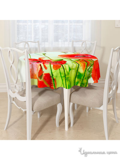 Скатерть, D 145 см, Сирень, цвет мультиколор