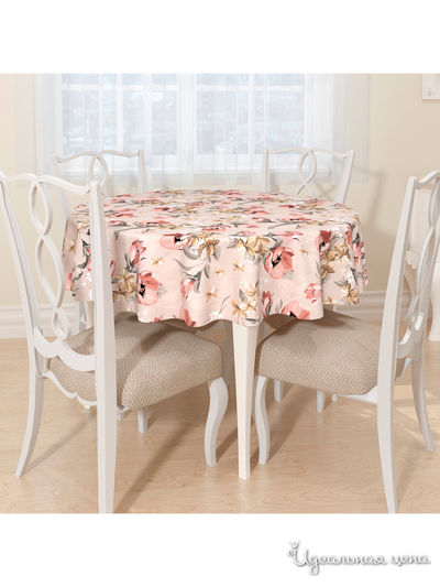 Скатерть, D 145 см, Сирень, цвет мультиколор