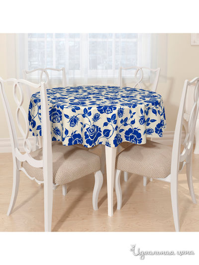 Скатерть, D 145 см, Сирень, цвет мультиколор