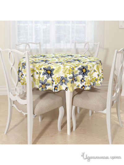 Скатерть, D 145 см, Сирень, цвет мультиколор