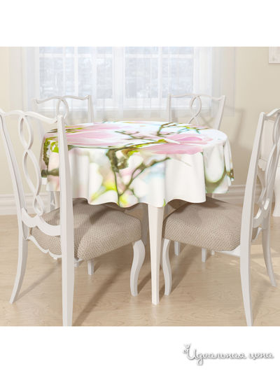 Скатерть, D 145 см, Сирень, цвет мультиколор