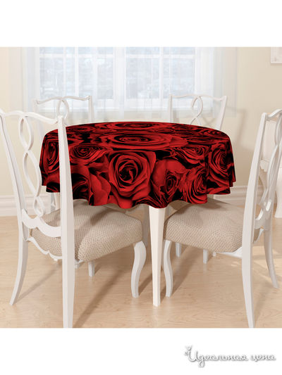 Скатерть, D 145 см, Сирень, цвет мультиколор