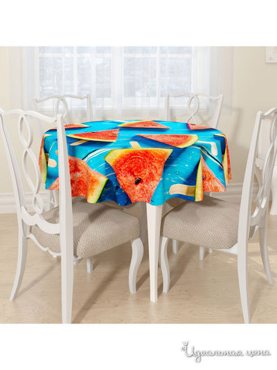 Скатерть, D 145 см, Сирень, цвет мультиколор