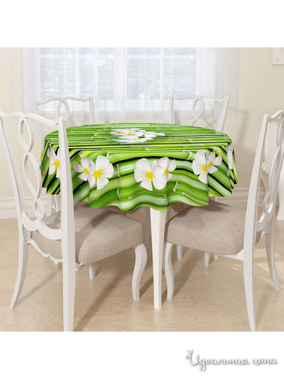 Скатерть, D 145 см, Сирень, цвет мультиколор