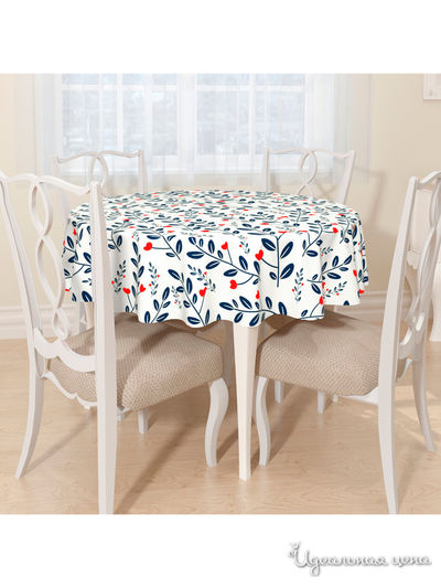 Скатерть, D 145 см, Сирень, цвет мультиколор