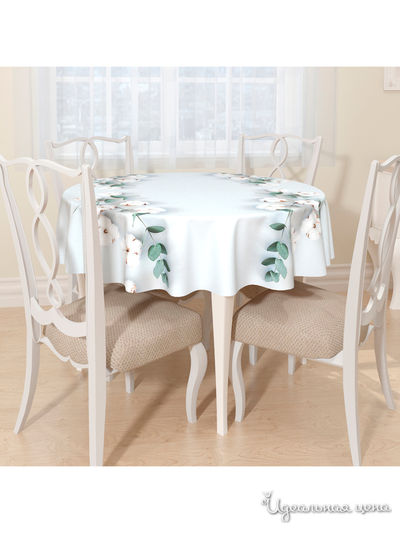 Скатерть, D 145 см, Сирень, цвет мультиколор