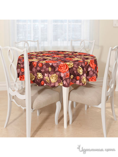 Скатерть, D 145 см, Сирень, цвет мультиколор