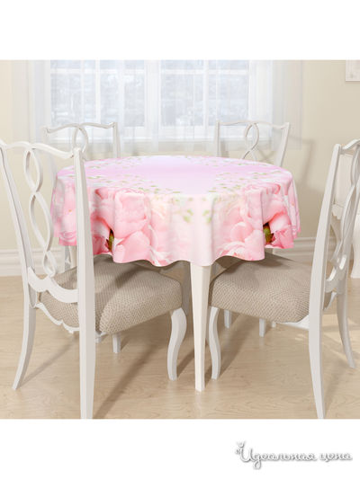 Скатерть, D 145 см, Сирень, цвет мультиколор