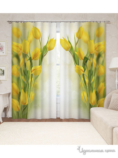 Шторы, 145*260 см, 2 шт. Сирень, цвет мультиколор