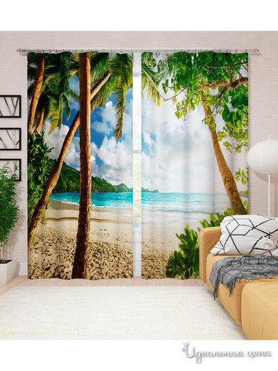 Шторы, 145*260 см, 2 шт. Сирень, цвет мультиколор