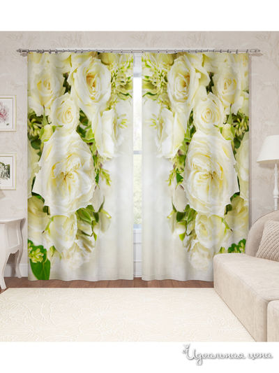 Шторы, 145*260 см, 2 шт. Сирень, цвет мультиколор