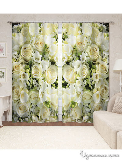 Шторы, 145*260 см, 2 шт. Сирень, цвет мультиколор