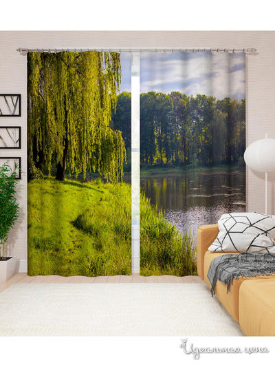 Шторы, 145*260 см, 2 шт. Сирень, цвет мультиколор