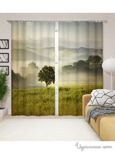 Шторы, 145*260 см, 2 шт. Сирень, цвет мультиколор