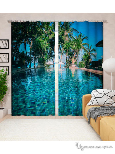 Шторы, 145*260 см, 2 шт. Сирень, цвет мультиколор