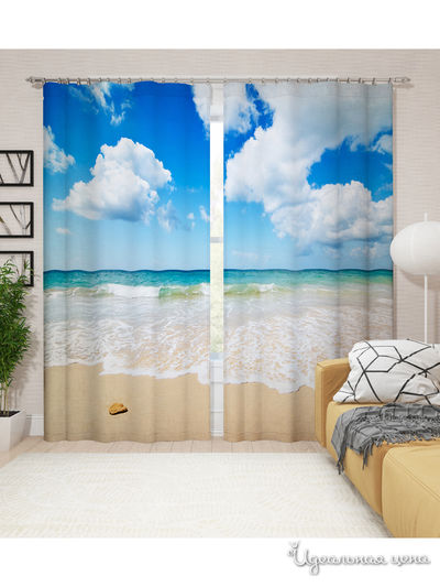 Шторы, 145*260 см, 2 шт. Сирень, цвет мультиколор