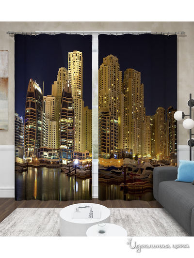 Шторы, 145*260 см, 2 шт. Сирень, цвет мультиколор