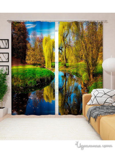 Шторы, 145*260 см, 2 шт. Сирень, цвет мультиколор