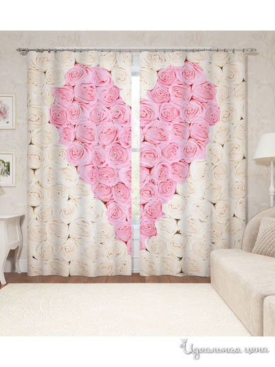 Шторы, 145*260 см, 2 шт. Сирень, цвет мультиколор