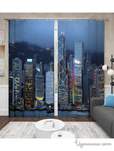 Шторы, 145*260 см, 2 шт. Сирень, цвет мультиколор