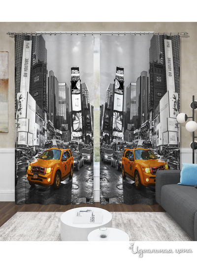 Шторы, 145*260 см, 2 шт. Сирень, цвет мультиколор