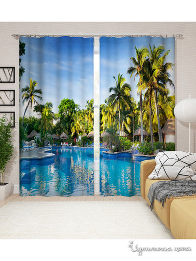 Шторы, 145*260 см, 2 шт. Сирень, цвет мультиколор