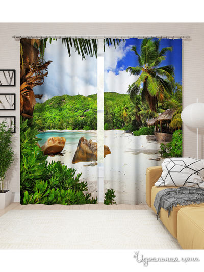 Шторы, 145*260 см, 2 шт. Сирень, цвет мультиколор