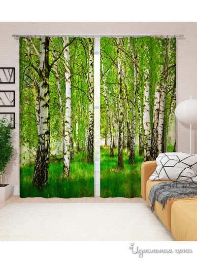 Шторы, 145*260 см, 2 шт. Сирень, цвет мультиколор