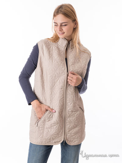 Жилет MIAMODA, цвет бежевый