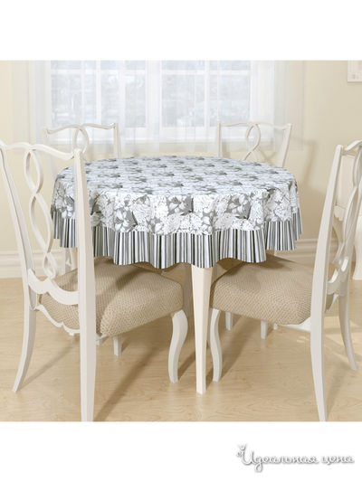 Скатерть, D 145 см, Сирень, цвет мультиколор