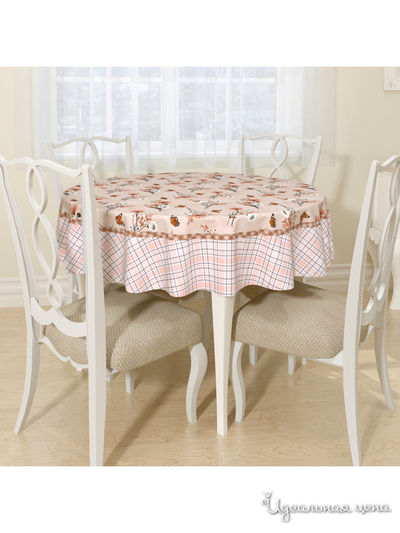 Скатерть, D 145 см, Сирень, цвет мультиколор
