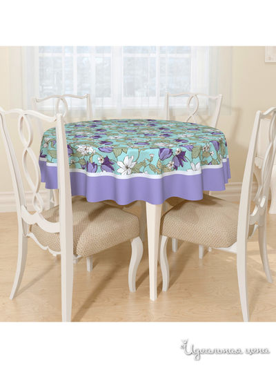 Скатерть, D 145 см, Сирень, цвет мультиколор