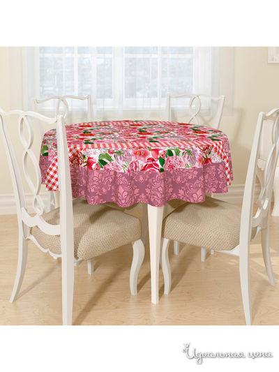 Скатерть, D 145 см, Сирень, цвет мультиколор