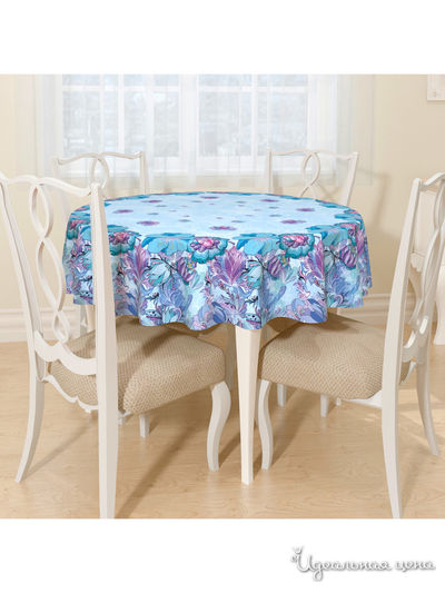 Скатерть, D 145 см, Сирень, цвет мультиколор