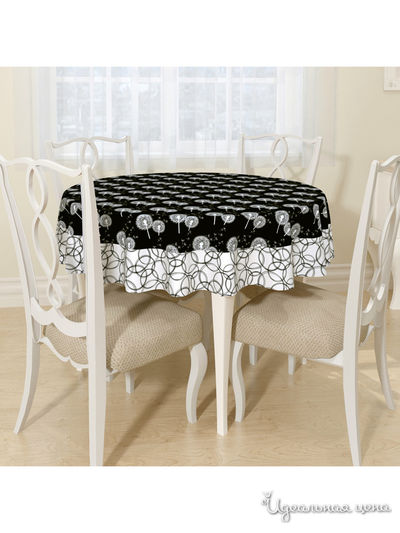 Скатерть, D 145 см, Сирень, цвет мультиколор