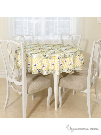 Скатерть, D 145 см, Сирень, цвет мультиколор