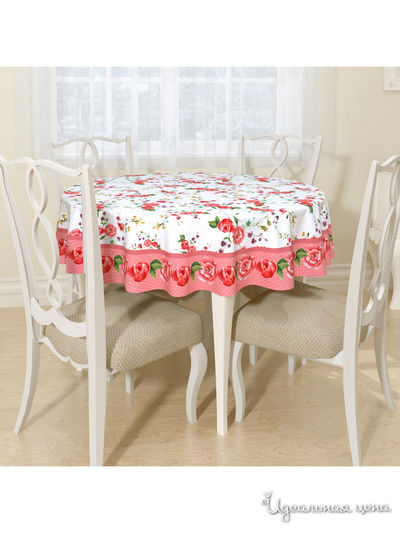 Скатерть, D 145 см, Сирень, цвет мультиколор