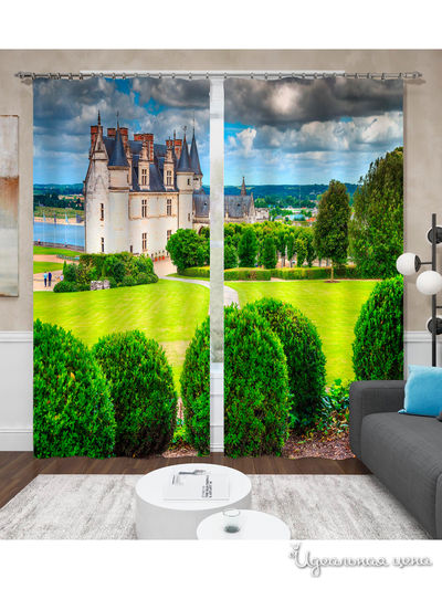 Шторы, 145*260 см, 2 шт. Сирень, цвет мультиколор