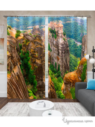 Шторы, 145*260 см, 2 шт. Сирень, цвет мультиколор