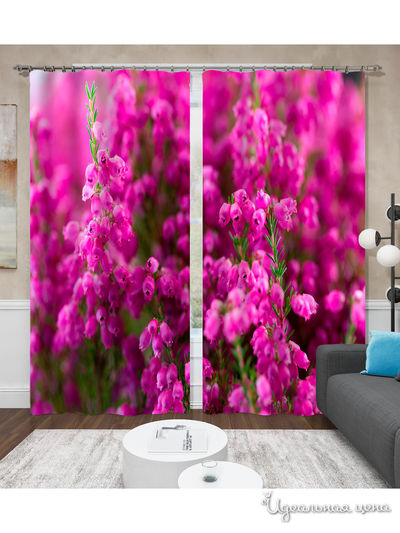 Шторы, 145*260 см, 2 шт. Сирень, цвет мультиколор