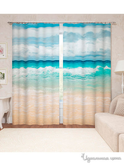 Шторы, 145*260 см, 2 шт. Сирень, цвет мультиколор